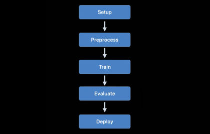 The training steps